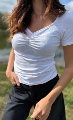 Luxzuz T-shirt - Klaudine - White