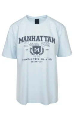 Luxzuz T-shirt - Mata - Baby Blue