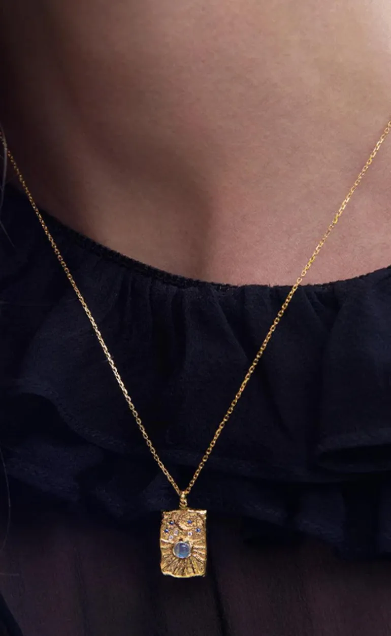Maanesten Halskæde - Aylin - Gold Colour