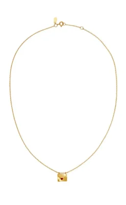 Maanesten Halskæde - With Love - Gold Colour