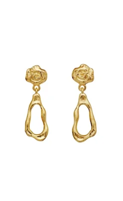 Maanesten Øreringe - Lydia - Gold Colour