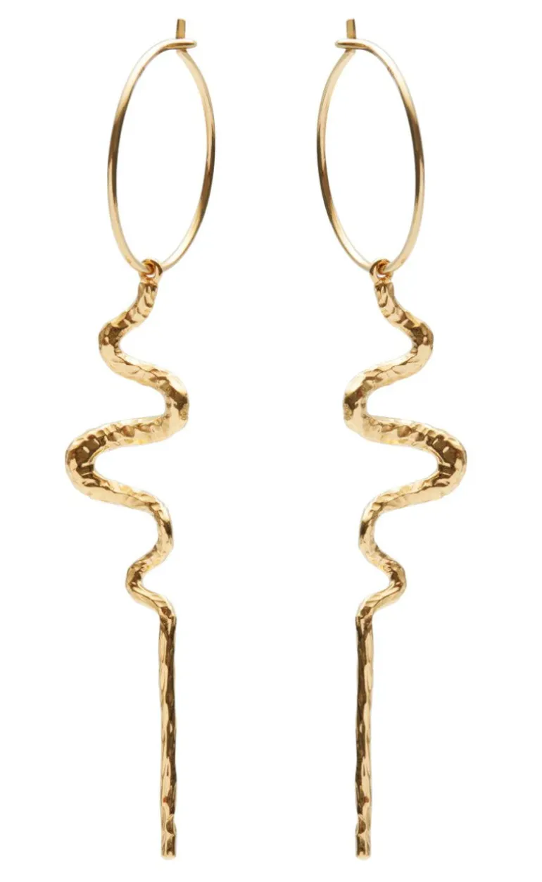 Maanesten Øreringe - Mia - Gold Colour