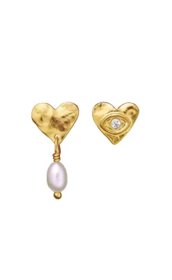 Maanesten Øreringe - Vesta - Gold Colour