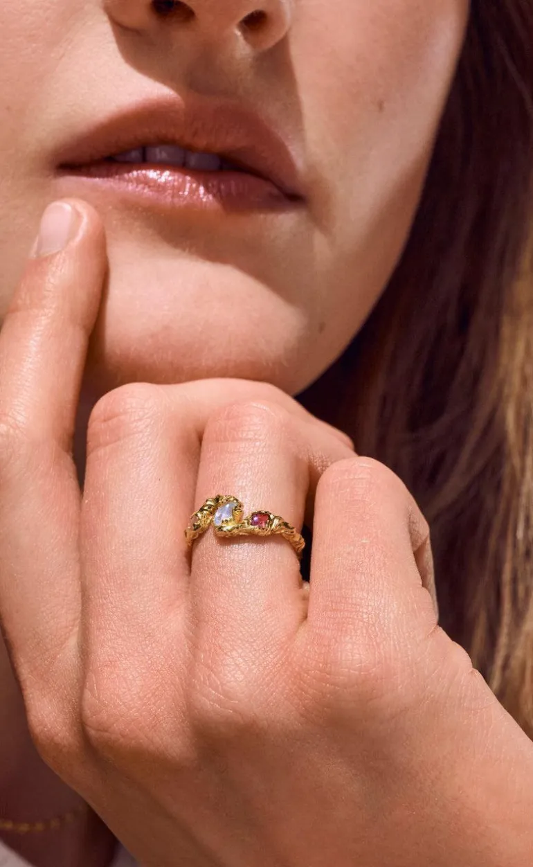 Maanesten Ring - Baila - Gold Colour
