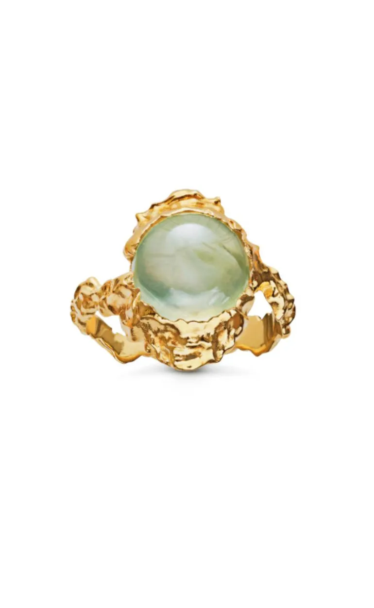 Maanesten Ring - Gudinde - Prehnit Colour