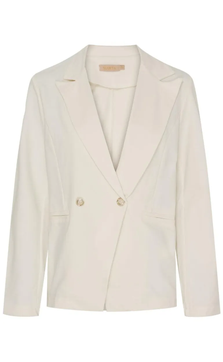 Marta Du Chateau Blazer - 85641-1 Vivian - Panna