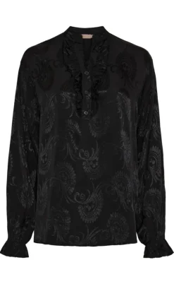 Marta Du Chateau Bluse - Charlene - Black