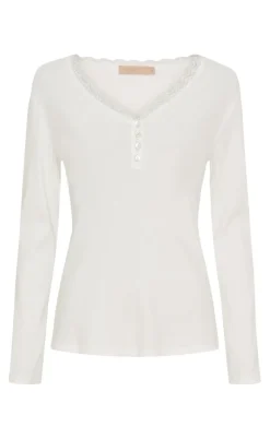 Marta Du Chateau Bluse - Calista LS - Panna