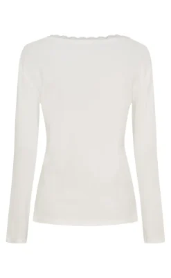Marta Du Chateau Bluse - Calista LS - Panna