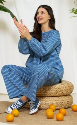 Marta Du Chateau Bluse - Eulalie - Medium Blue