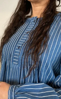 Marta Du Chateau Bluse - Eulalie - Medium Blue