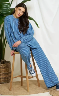 Marta Du Chateau Bluse - Eulalie - Medium Blue