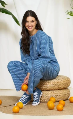 Marta Du Chateau Bluse - Eulalie - Medium Blue