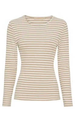 Marta Du Chateau Bluse - Josiane - Beige/Greggio