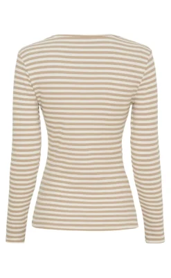 Marta Du Chateau Bluse - Josiane - Beige/Greggio