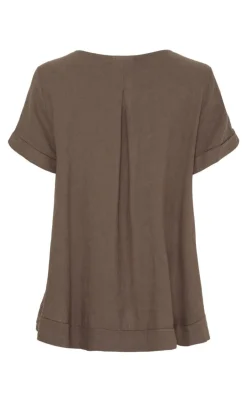 Marta Du Chateau Bluse - Natalie - Cold Brown