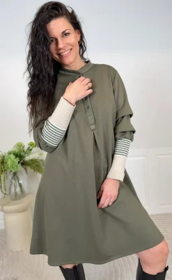 Marta Du Chateau Kjole - Cybele - Kaki