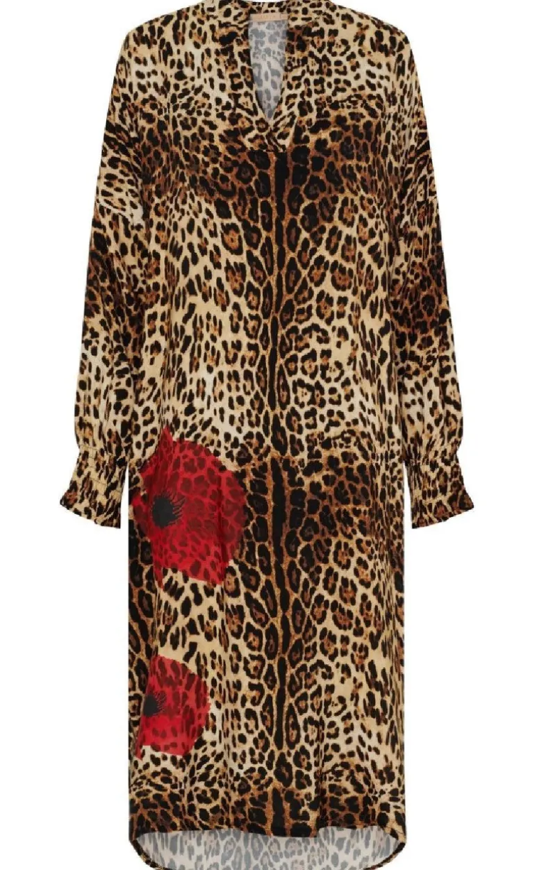 Marta Du Chateau Kjole - Eloise Dress - Moro Red Flower