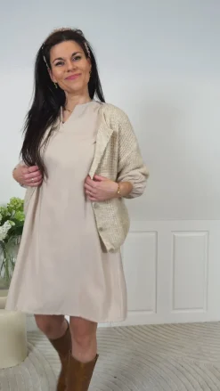 Marta Du Chateau Kjole - Louison - Beige