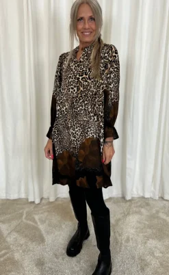 Marta Du Chateau Kjole - Sylvie Dress - Tabacco