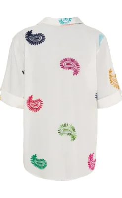 Marta Du Chateau Skjorte - Ester - White Multi Cashmere