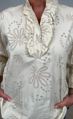 Marta Du Chateau Skjorte - Linda - Beige