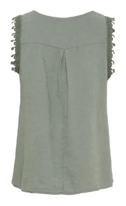 Marta Du Chateau Top - Holly - Military