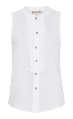 Marta Du Chateau Top - Malene - Optical White