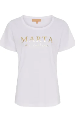 Marta Du Chateau T-shirt - Jeanette - Optisk White