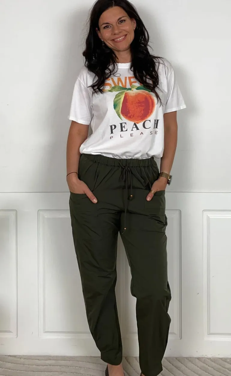 Marta Du Chateau T-shirt - Inge - White Peach