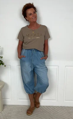 Marta Du Chateau T-shirt - Jeanette - Sand