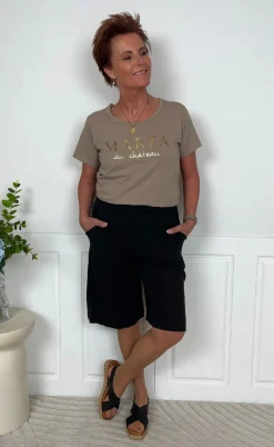 Marta Du Chateau T-shirt - Jeanette - Sand