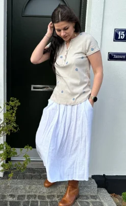 Marta Du Chateau T-Shirt - Cecilie - Beige