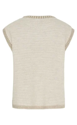 Marta Du Chateau Vest - Antonine - Beige/LightCamel