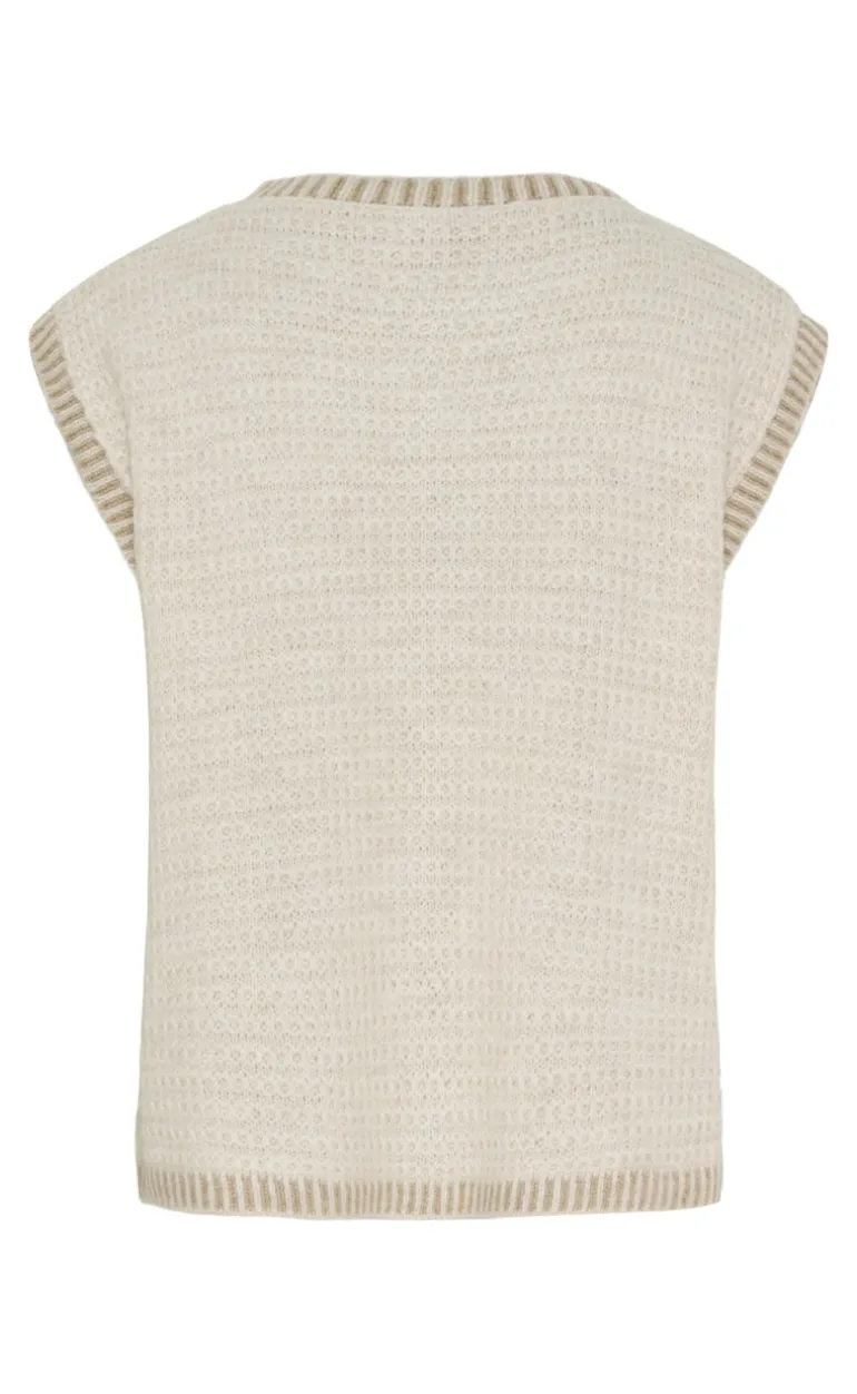 Marta Du Chateau Vest - Antonine - Beige/LightCamel