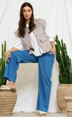 Marta Du Chateau Vest - Loretta - Blue