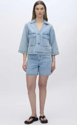 Moves Skjorte - Amarie - Light Blue