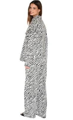 Moves Skjorte - Noliana Zebra Denim - Black