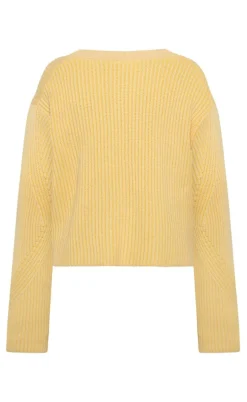 Moves Striktrøje - Colina Jumper - Pastel Yellow