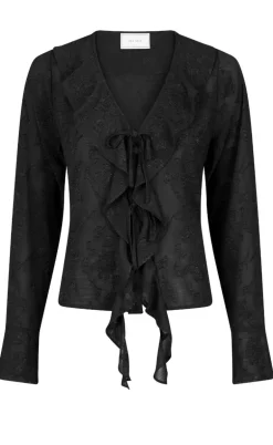 Neo Noir Bluse - Anika - Black