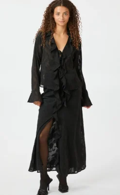 Neo Noir Bluse  - Anika - Black