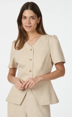 Neo Noir Bluse - Jules - Sand