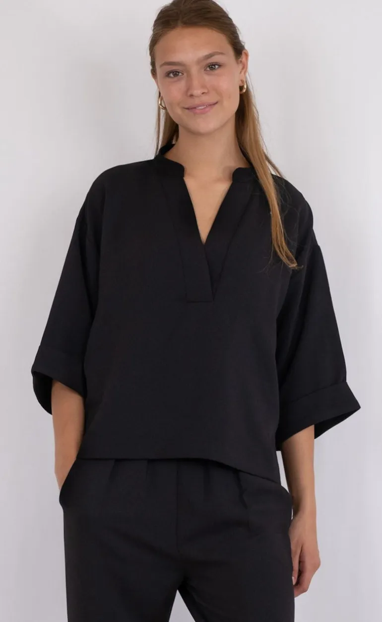 Neo Noir Bluse - Luma - Black