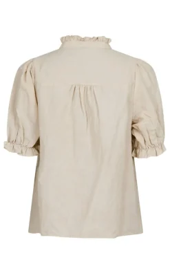 Neo Noir Bluse - Odesa Linen - Sand