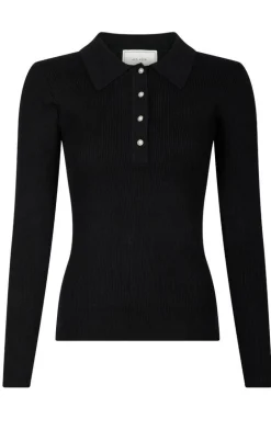 Neo Noir Bluse - Panama Knit - Black