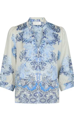 Neo Noir Bluse - Roselle Artist - Powder Blue