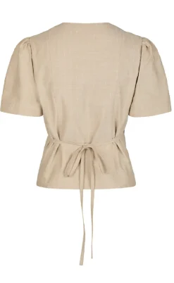 Neo Noir Bluse - Simoni Stripe - Sand