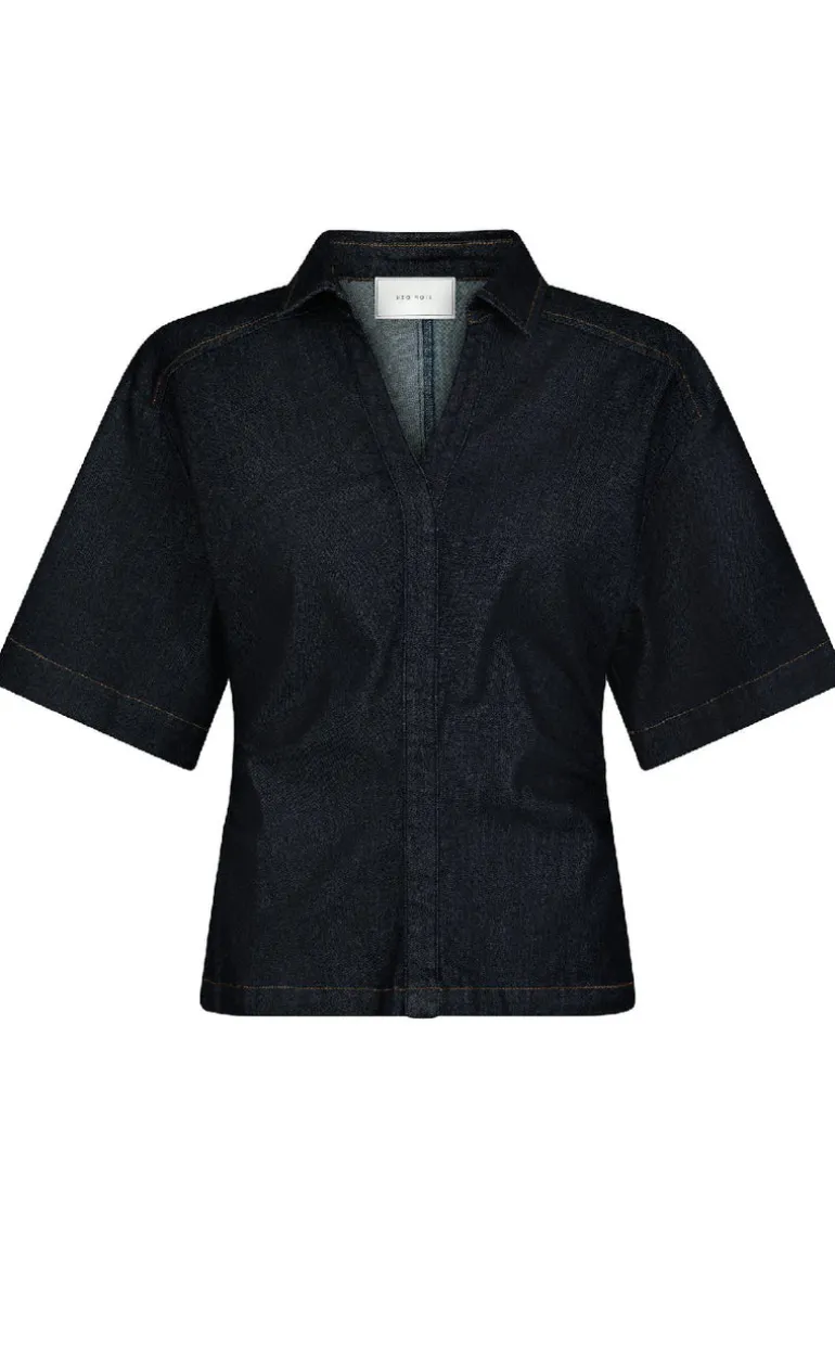 Neo Noir Bluse - Spenda - Dark Blue