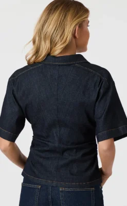 Neo Noir Bluse - Spenda - Dark Blue