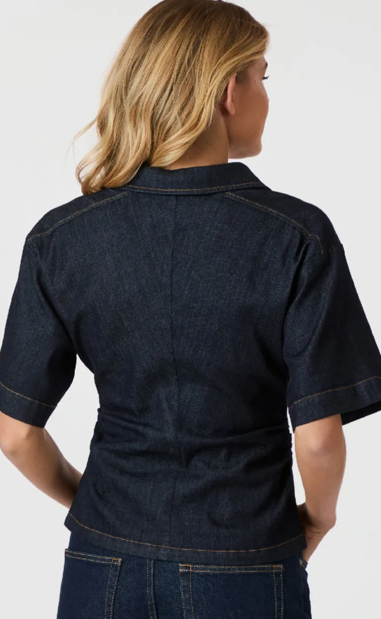 Neo Noir Bluse - Spenda - Dark Blue